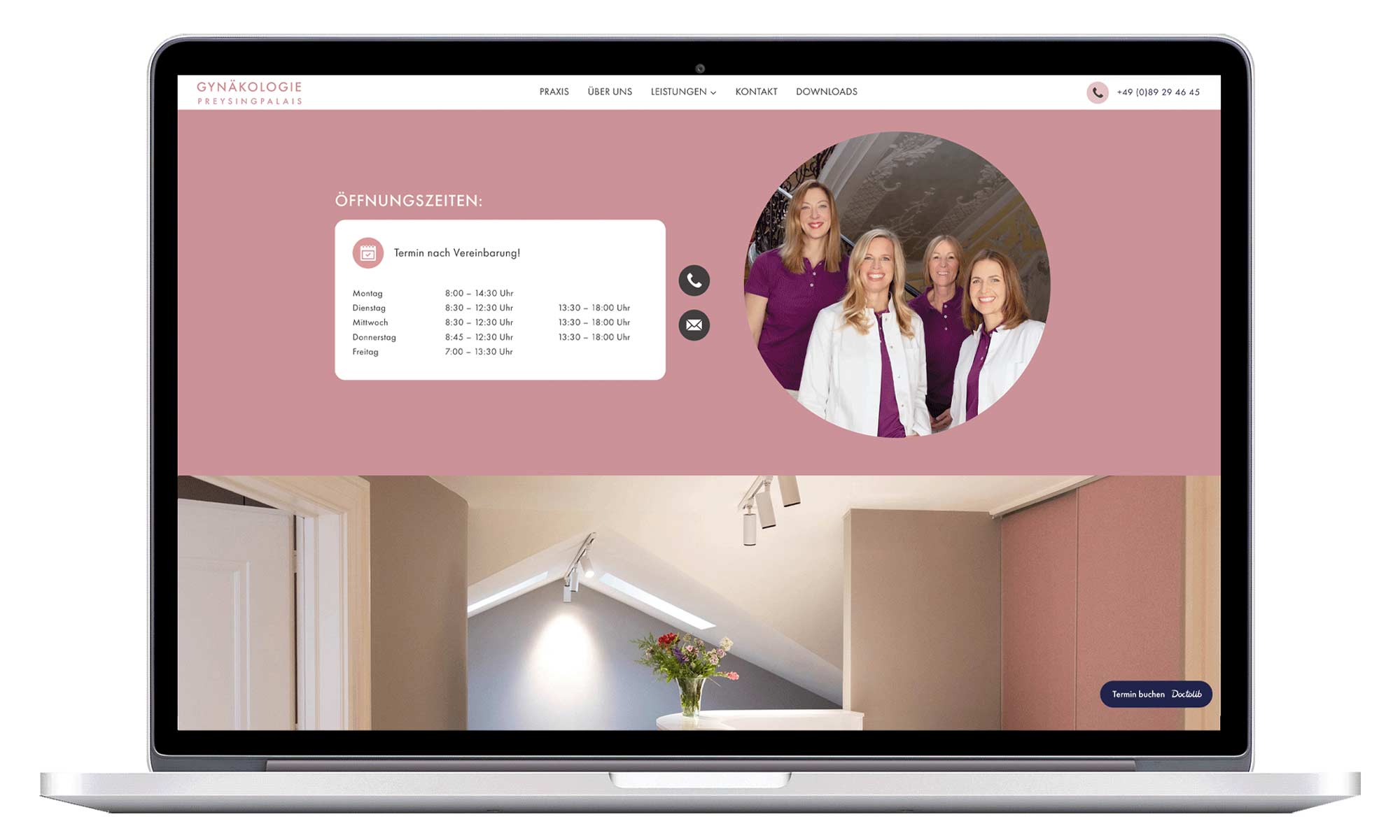 Gynäkologie Preysingpalais – Website
