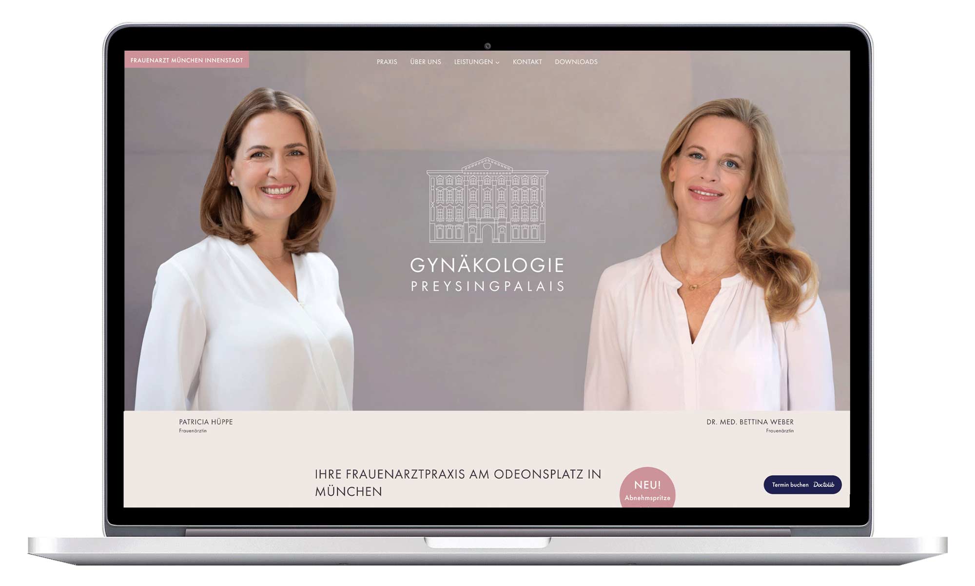 Gynäkologie Preysingpalais – Website