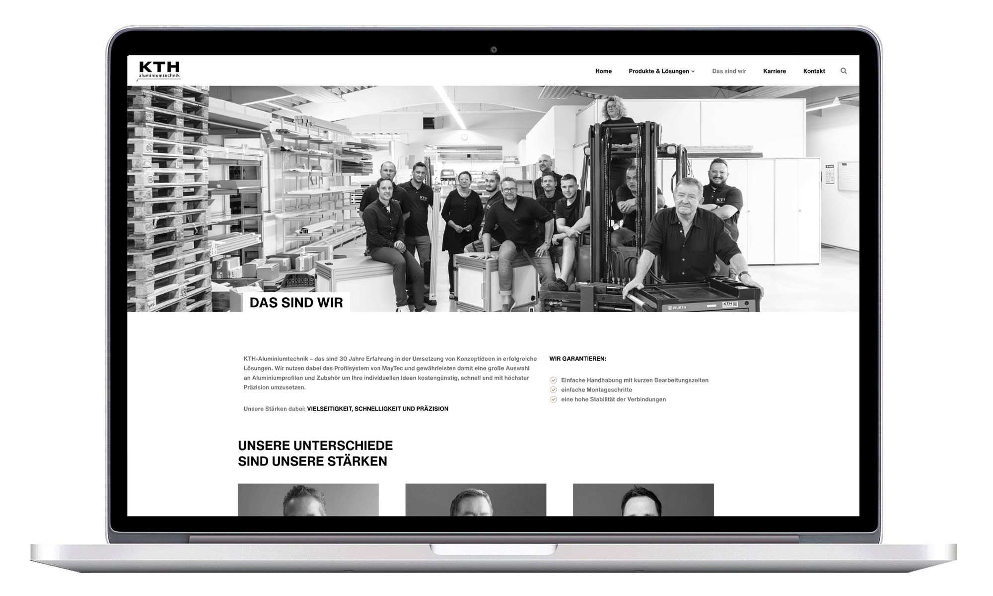 KTH Aluminiumtechnik – Website