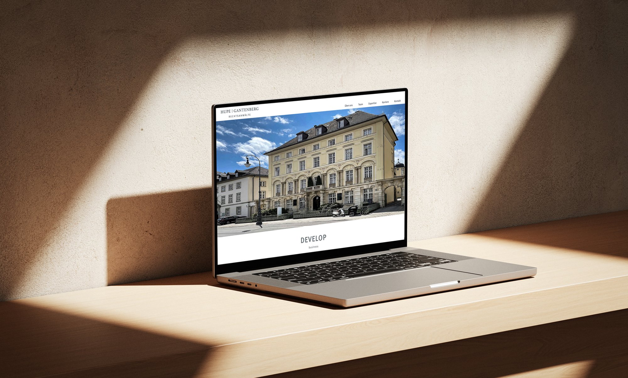 Hupe Gantenberg Anwaltskanzlei – Website